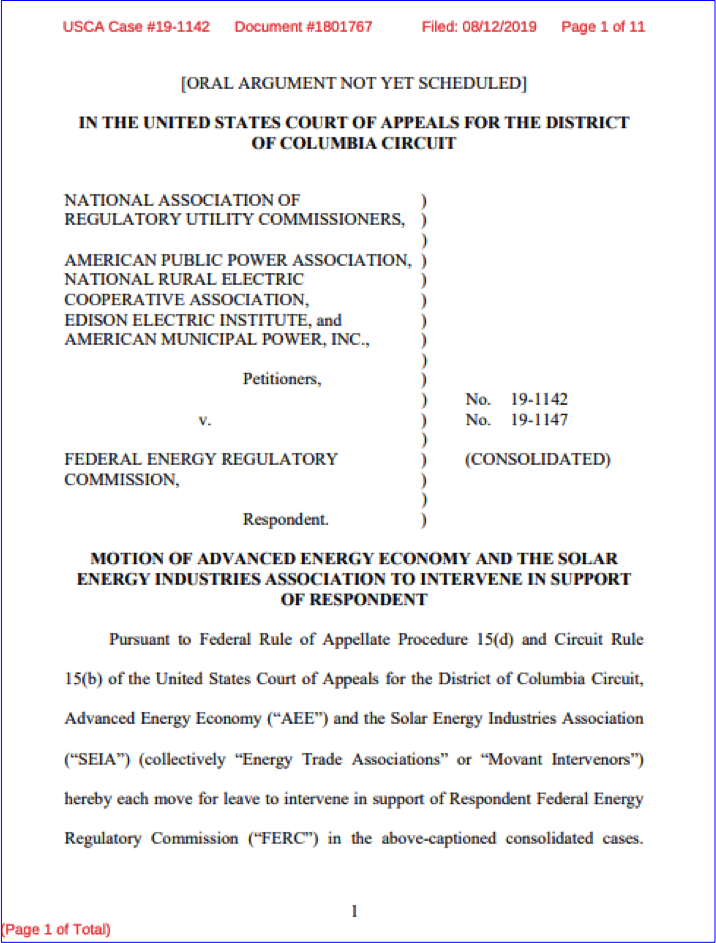 AEE_FERC841_filing_COV